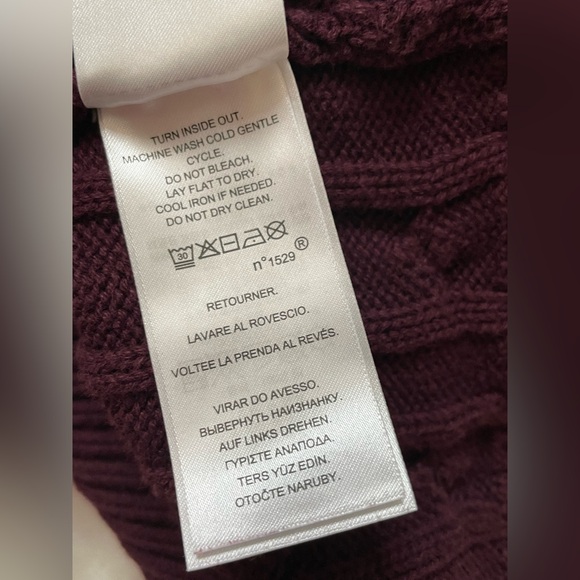 Lauren Ralph Lauren Shawl Cable Knit Tailored Fit Sweater - Picture 12 of 16